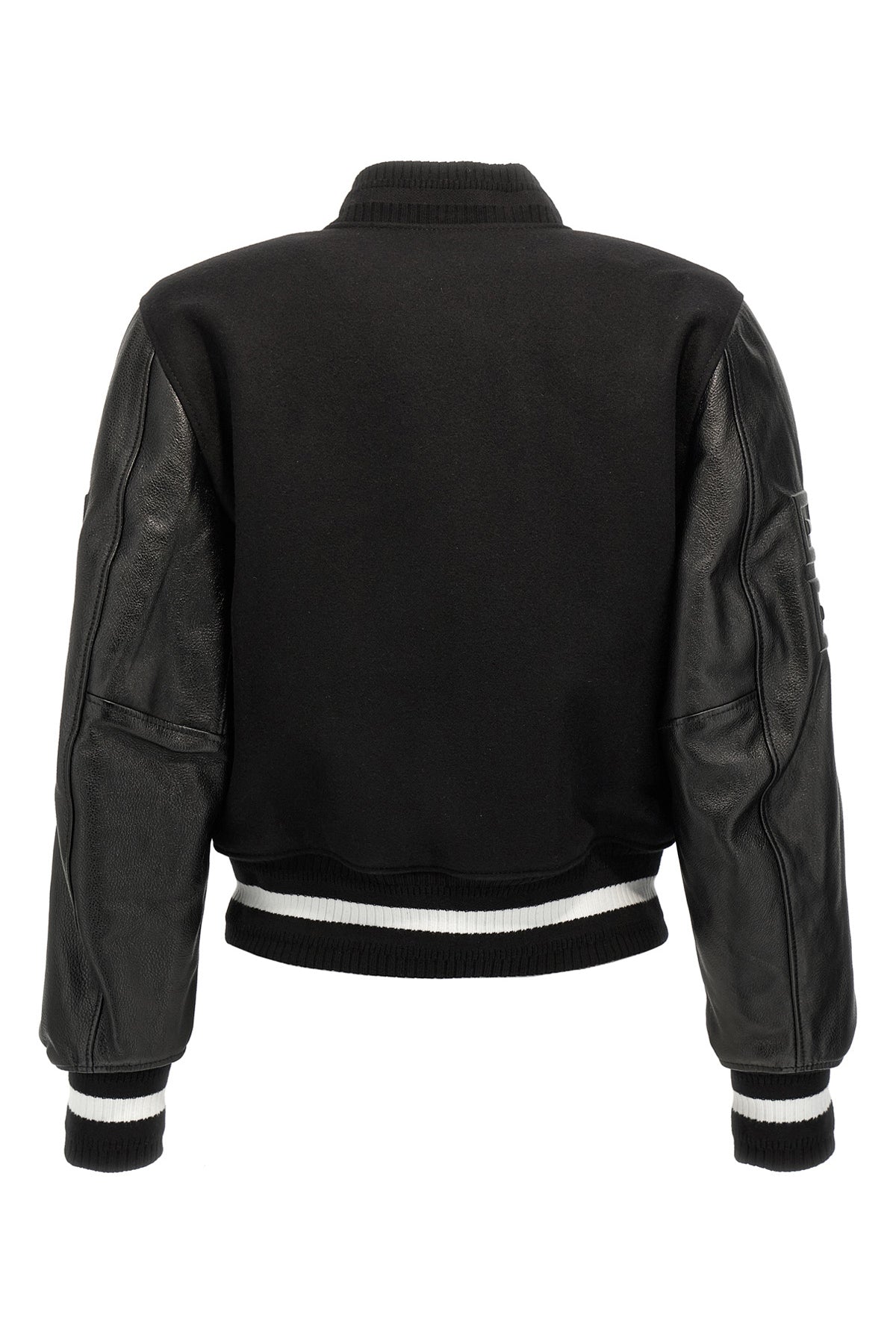 GIVENCHY CROPPED LOGO BOMBER JACKET BW00N0611N004