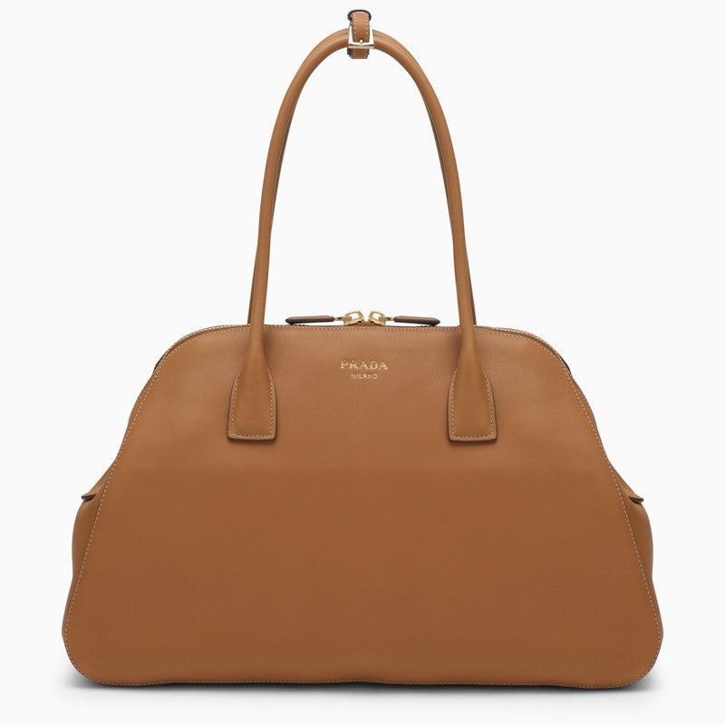 Prada Large caramel-coloured leather shopping bag 1BG522OOO2CYSO_PRADA-F03BH