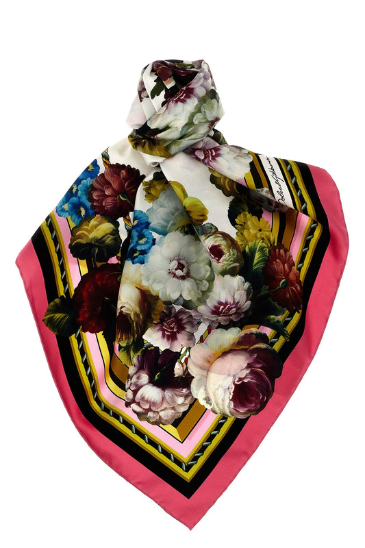 Dolce & Gabbana FLORAL PRINT SCARF FN090RGDB7HHW4YF