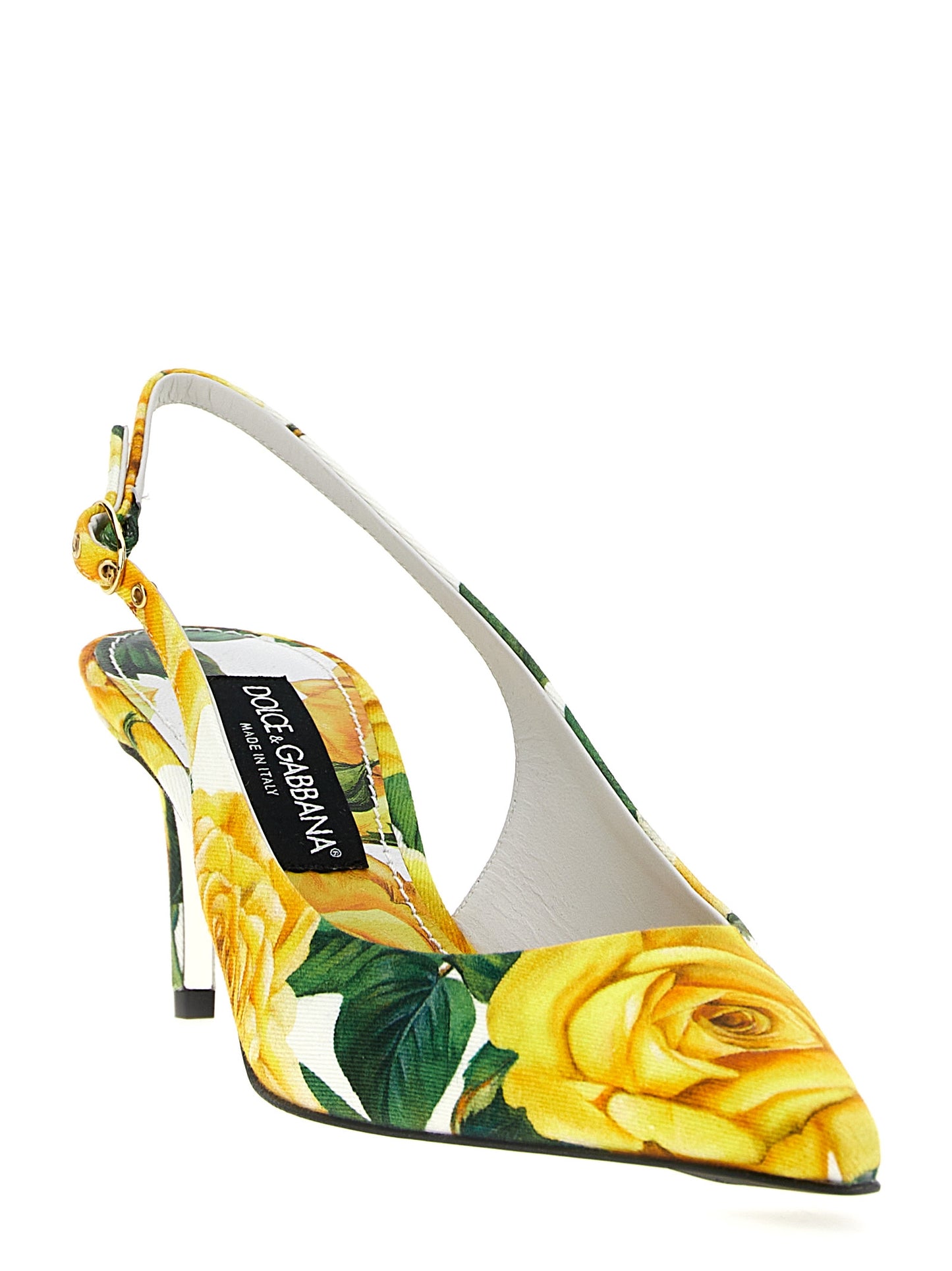 Dolce & Gabbana 'ROSE GIALLE' SLINGBACK CG0639AS817HA3VO