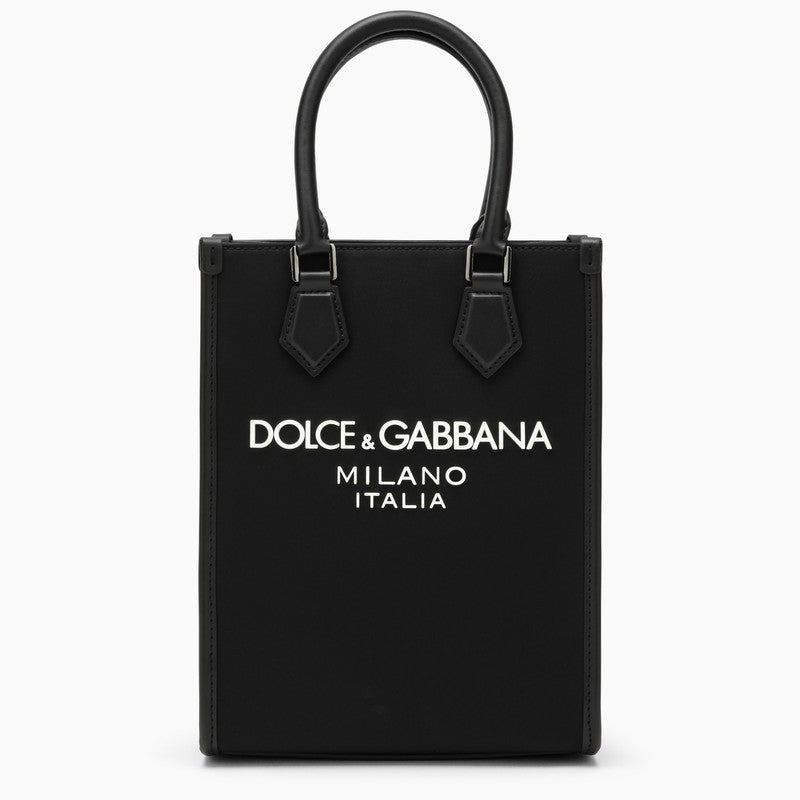 Dolce & Gabbana Small black nylon bag with logo BM2123AG182O_DOLCE-8B956