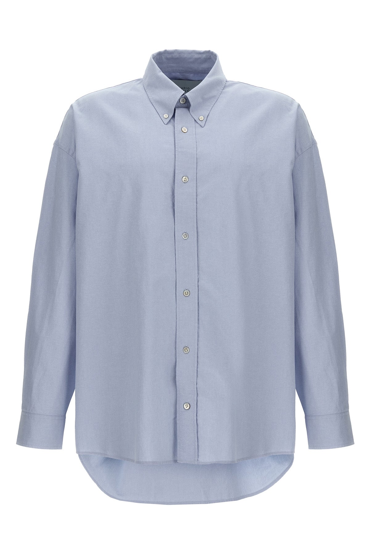 Studio Nicholson LOGO SHIRT RUSKINOXFORDBLUE