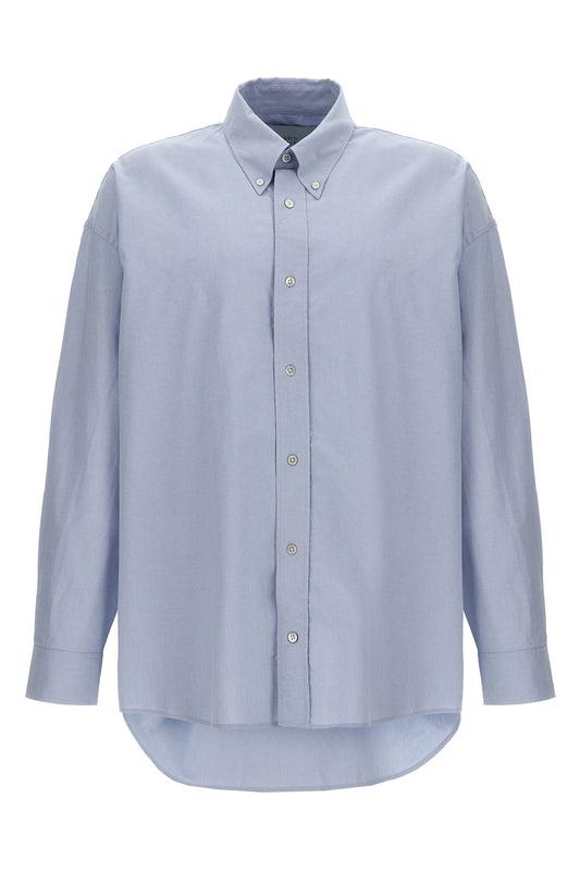 Studio Nicholson LOGO SHIRT RUSKINOXFORDBLUE