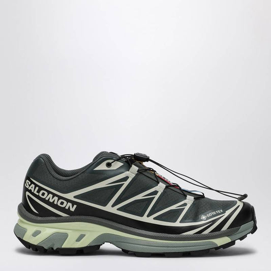 SALOMON Low Sneaker XT-6 dark grey/black/lime L47581300PLP_SALOM-UB