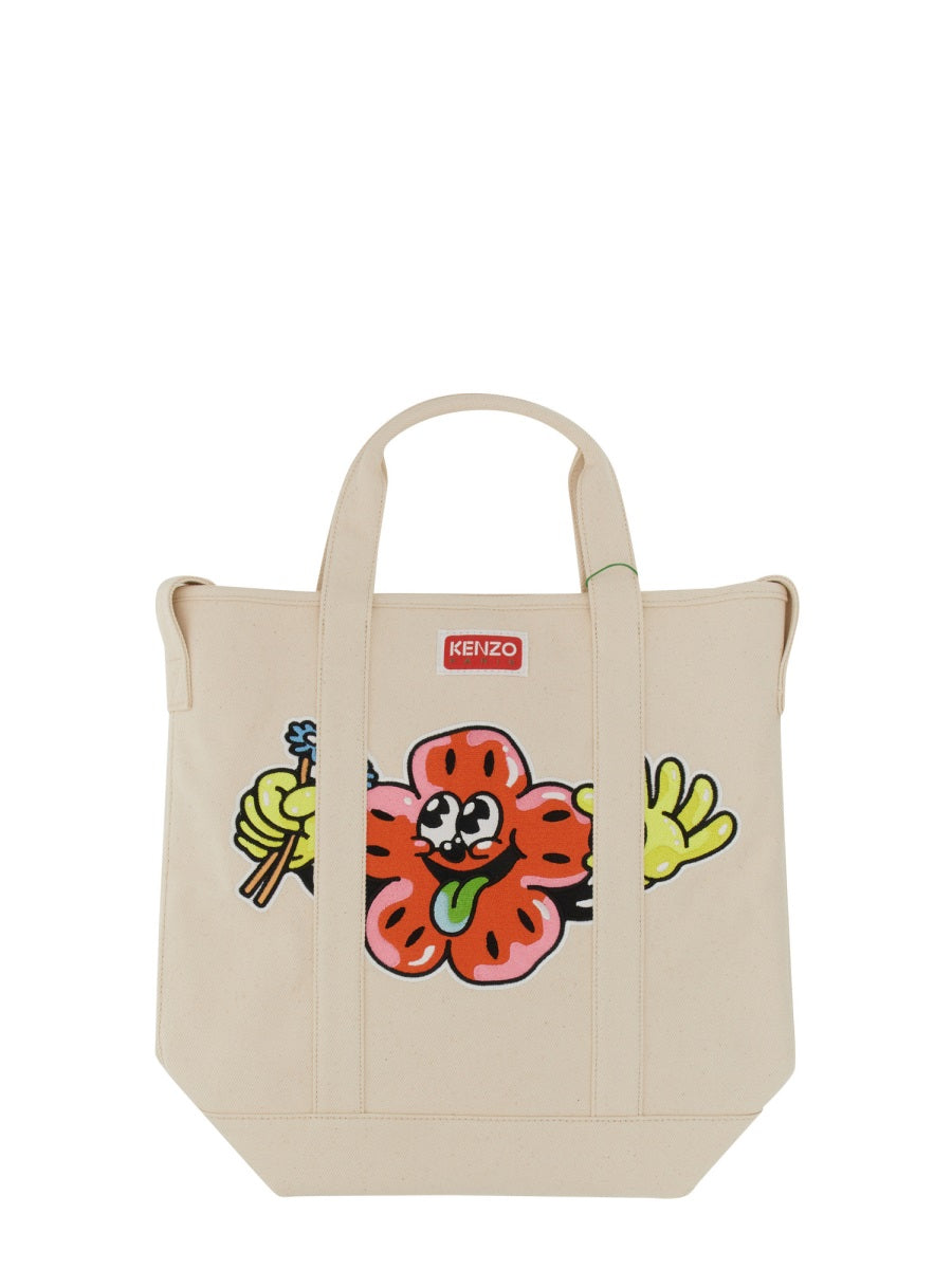 KENZO BOKE BLOCKS TOTE BAG FD55SA901F3403