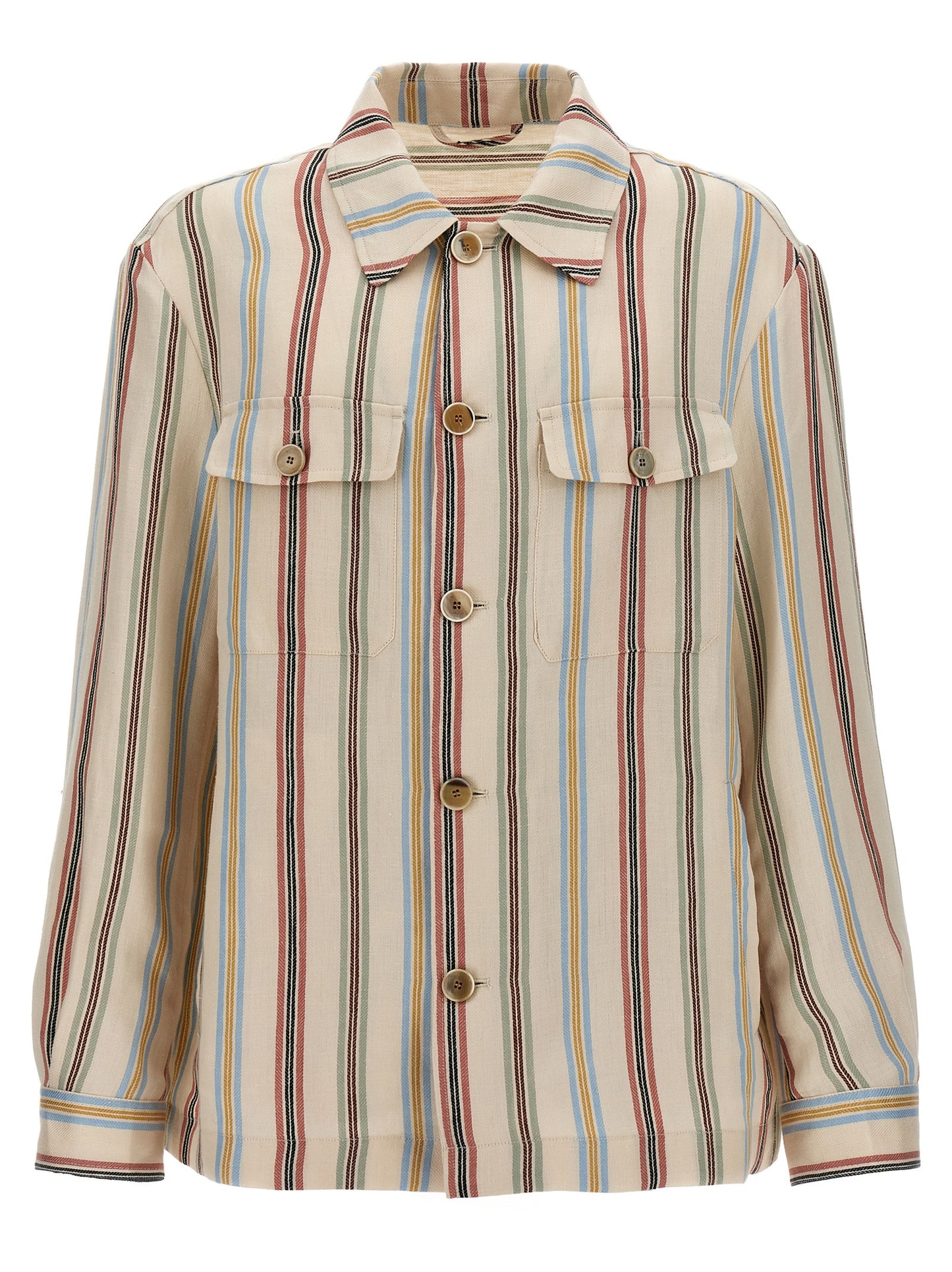 ETRO STRIPED OVERSHIRT MRBA000599TR334S8450