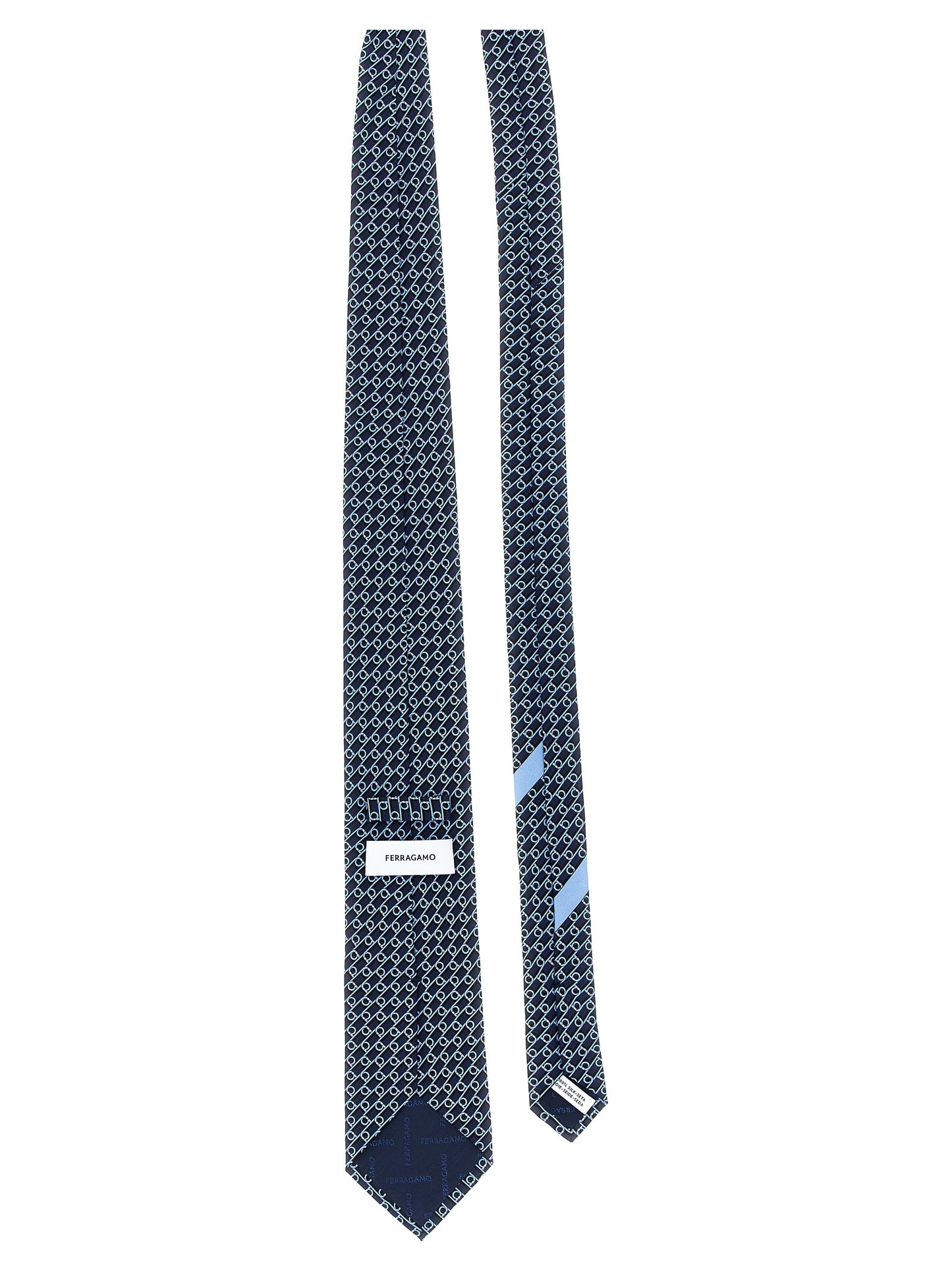 FERRAGAMO 'GANCINI' TIE 774307FNAVY