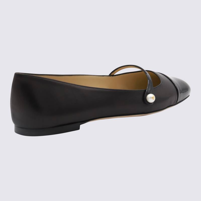 JIMMY CHOO Flat shoes Black ELISAFLATPTZ000074