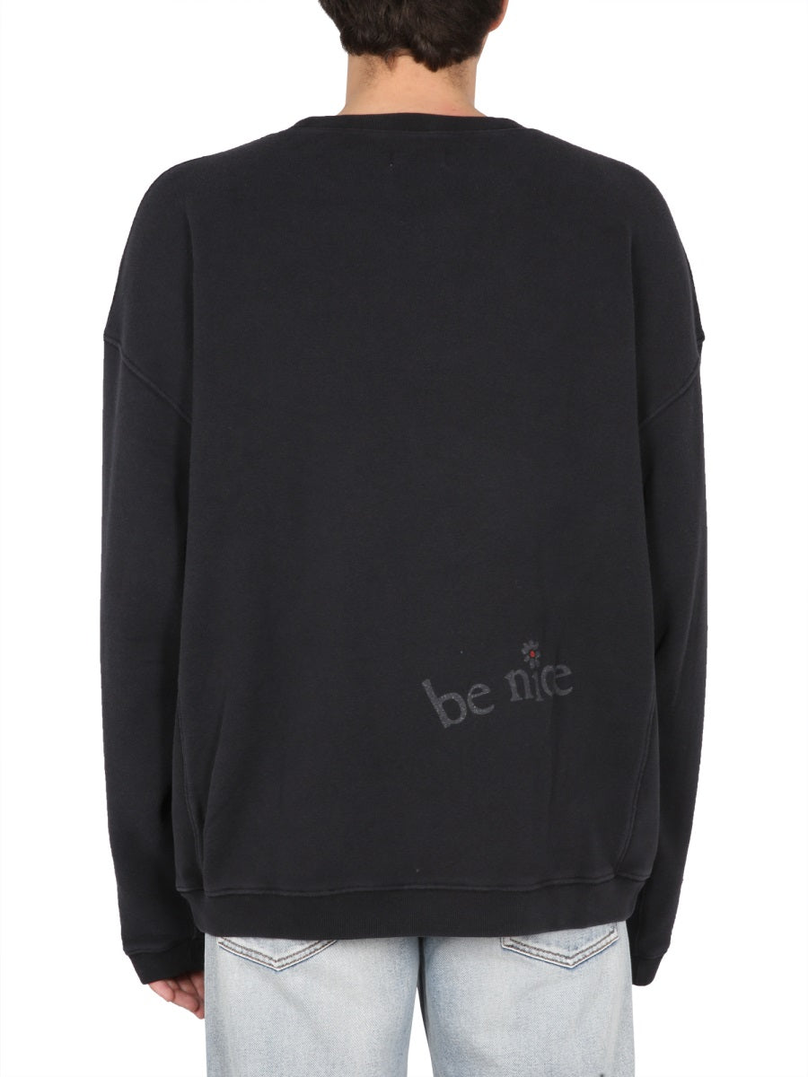 ERL SWEATSHIRT WITH LOGO ERL06T037BLACK