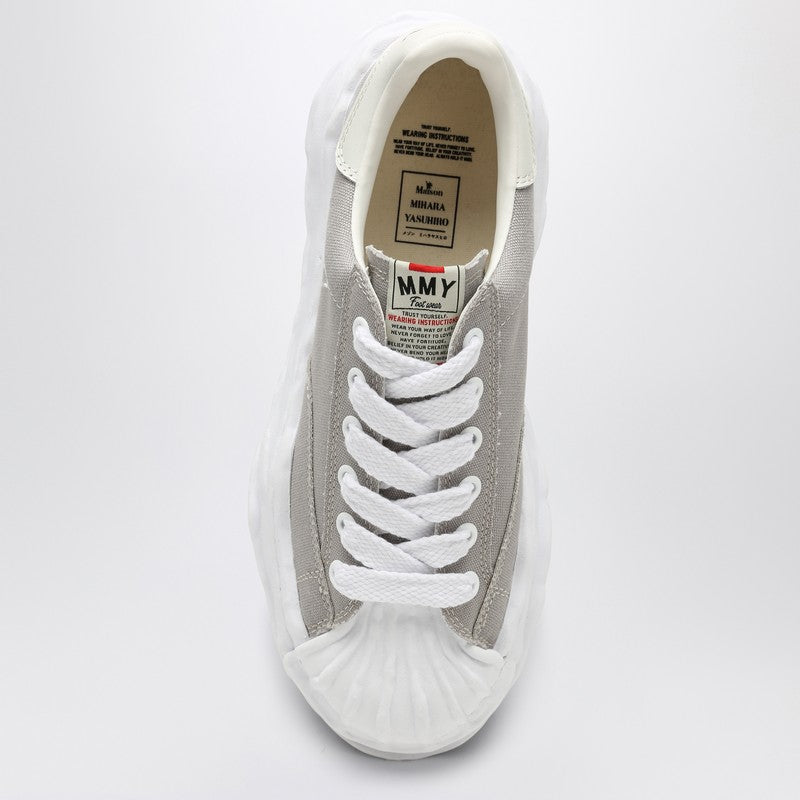 Maison Mihara Yasuhiro Light grey canvas Blakey low-top sneakers A08FW735COP_MIHAR-GR