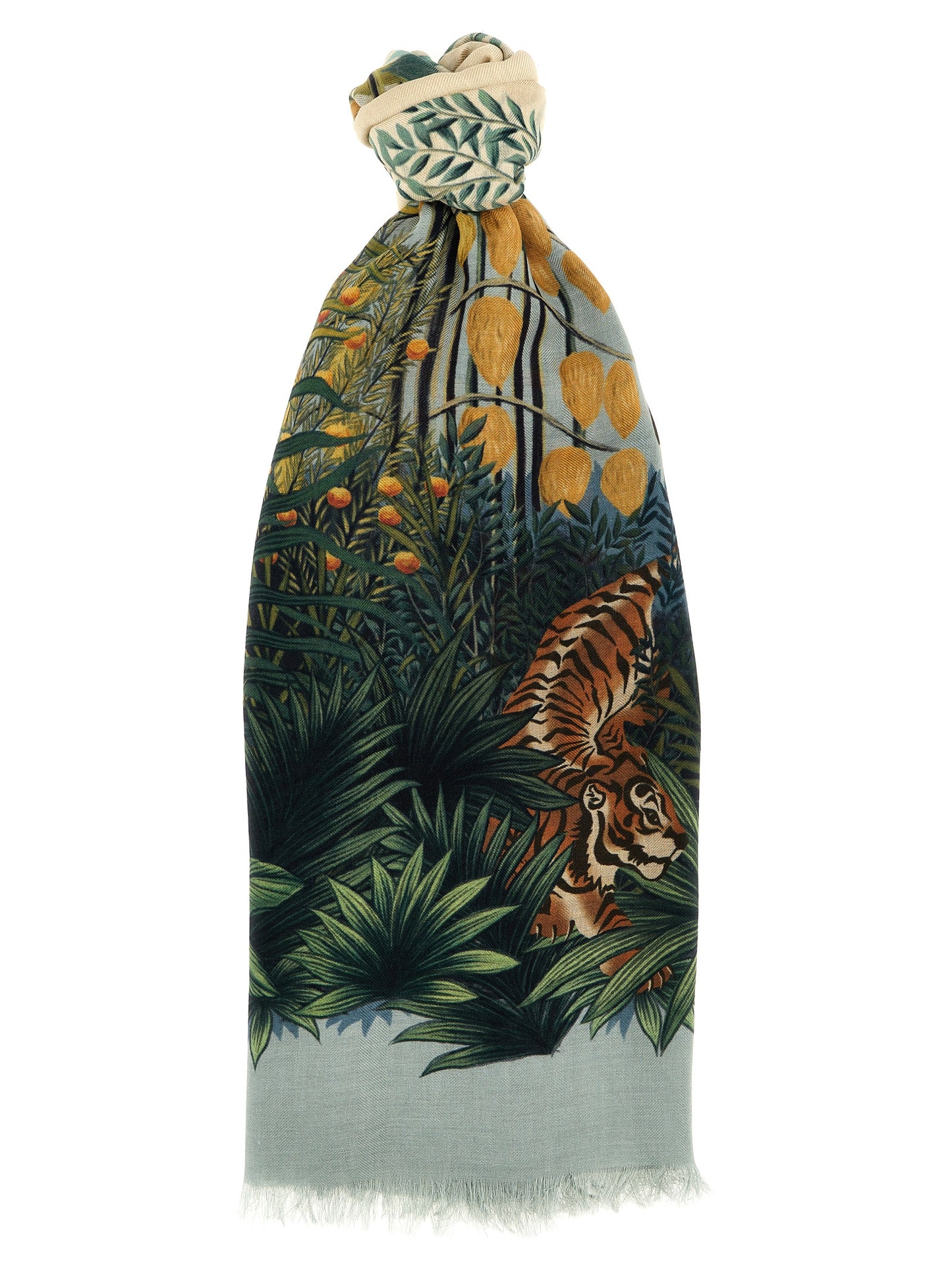 ETRO 'HENRI ROUSSEAU' PRINT SCARF MATA0007AK324X0800