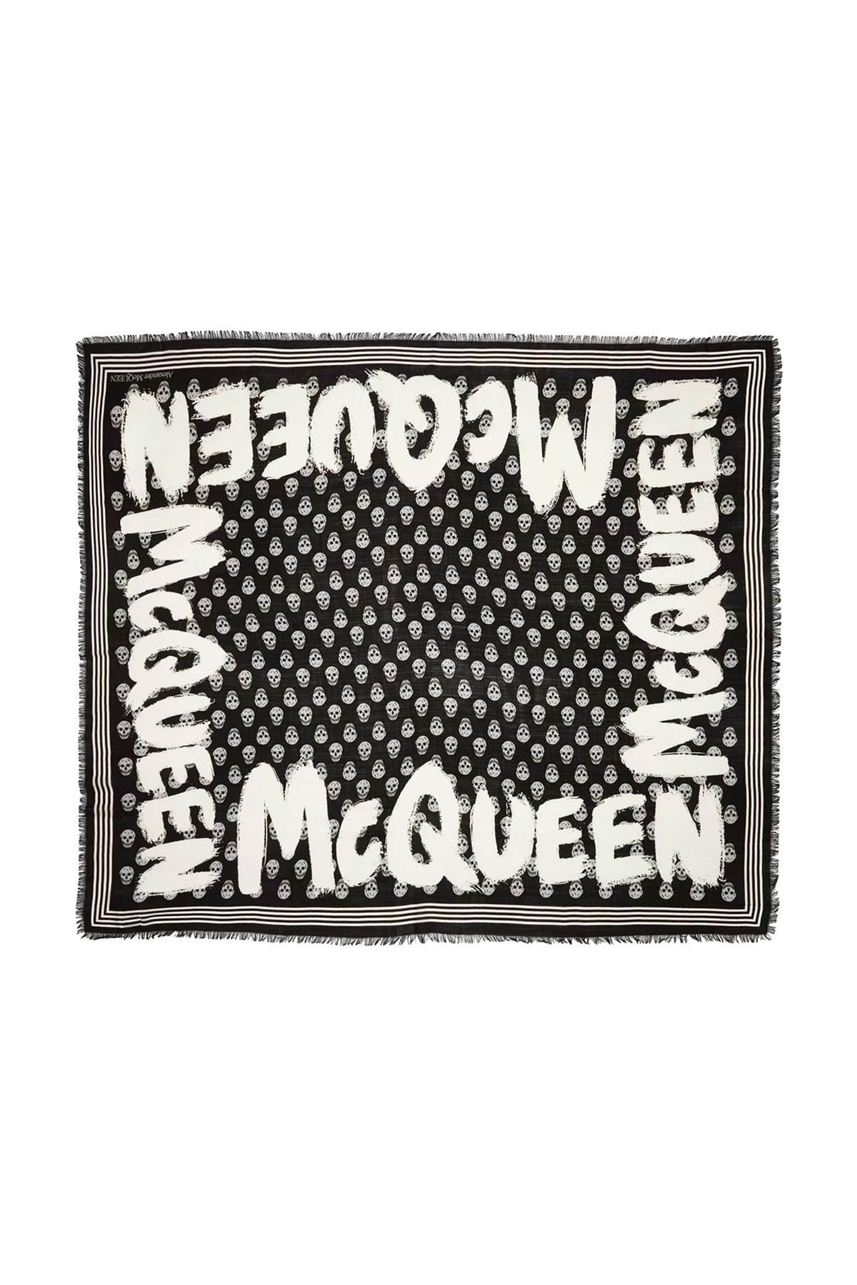 Alexander McQUEEN Scarf black 6611494418Q1078