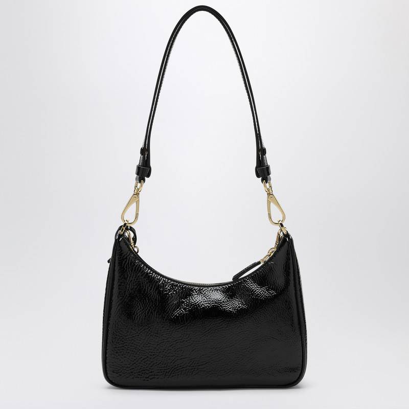 Prada Black Re-Edition mini bag in Naplak patent leather 1BC204QOM2DNTQ_PRADA-F0002