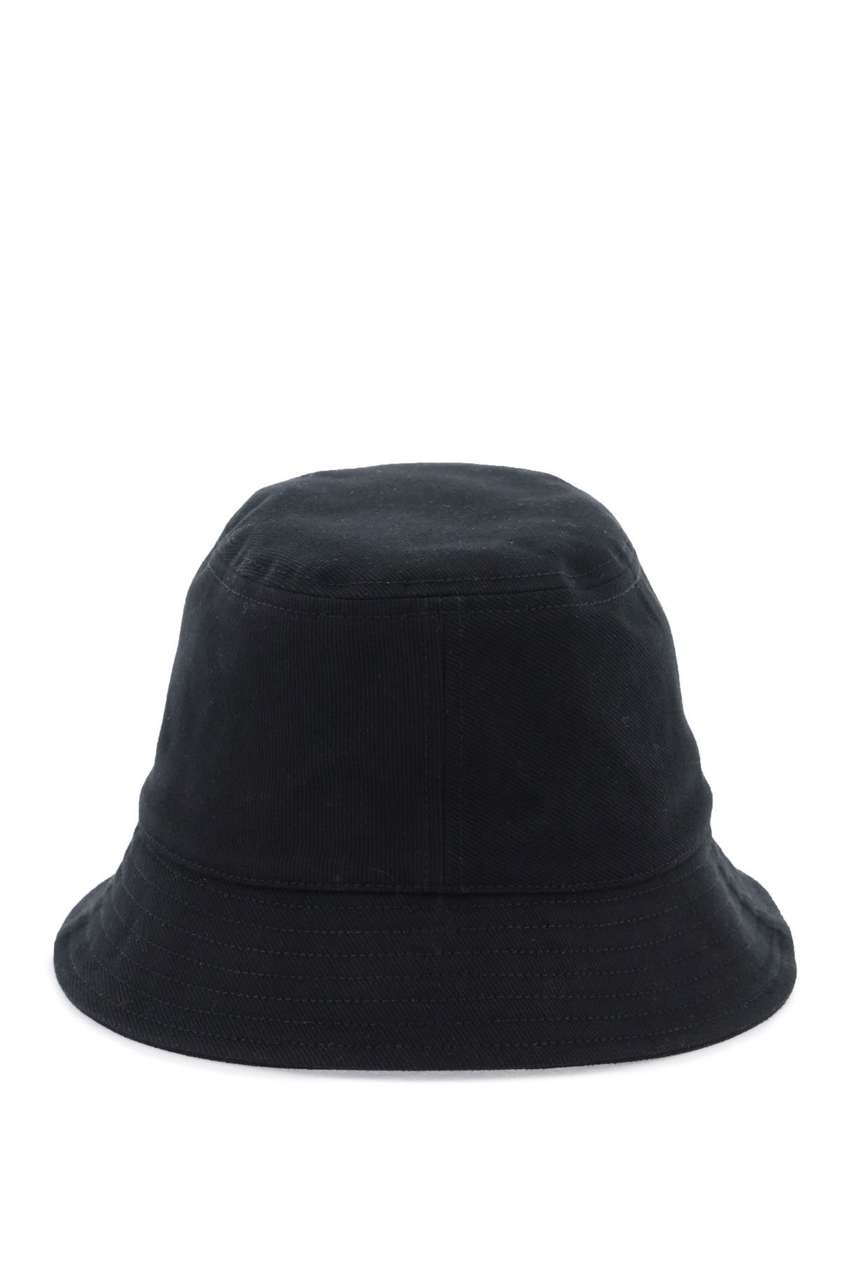 Isabel Marant embroidered logo bucket hat CU001XFAA2C08ABKBK