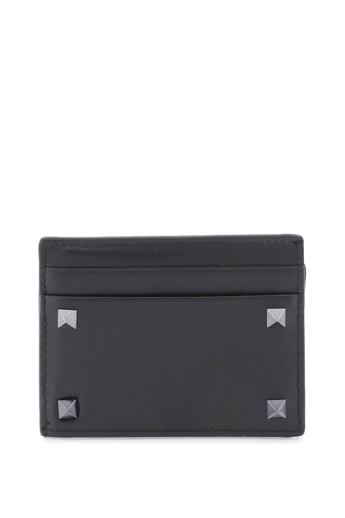 Valentino Garavani rockstud leather card holder 4Y2P0523VH30NO