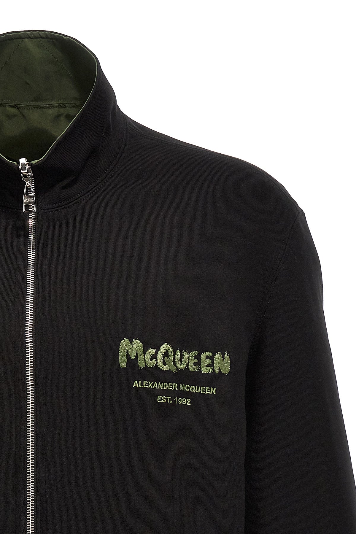 Alexander McQUEEN REVERSIBLE BOMBER JACKET 766091QTAAR0519