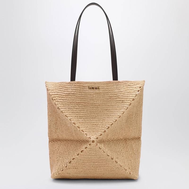 LOEWE Natural Raffia Puzzle Fold Tote Bag A779G50X08NFQ_LOEW-2123