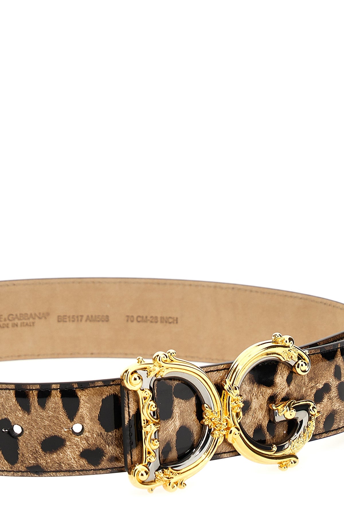 Dolce & Gabbana CINTURA ANIMALIER LOGO BE1517AM568HA93M