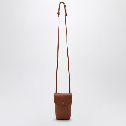 LONGCHAMP Le Pliage Xtra brown mobile phone holder with shoulder strap 34178987P_LONG-504