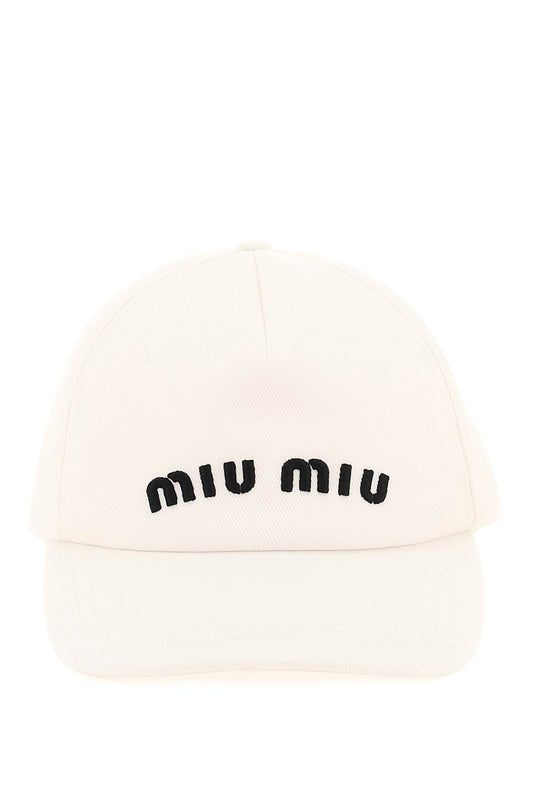 MIU MIU MIU MIU Hat white 5HC1792DXIF0964
