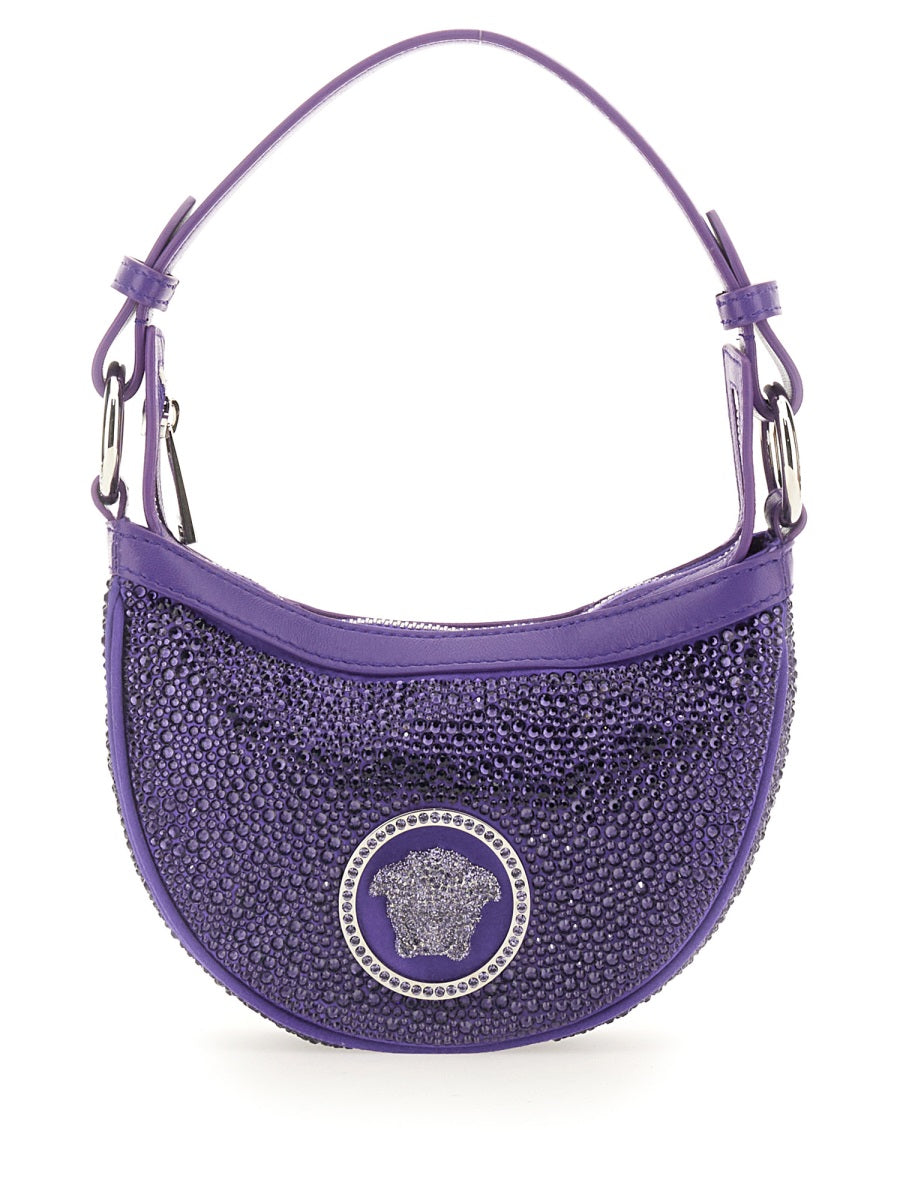 VERSACE MINI HOBO BAG WITH CRYSTALS 10098191A064871LD2P