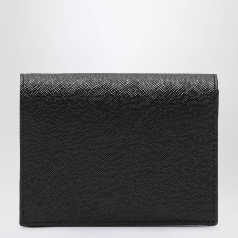 Prada Black Saffiano leather small wallet 1MV204QWAQ_PRADA-F0002