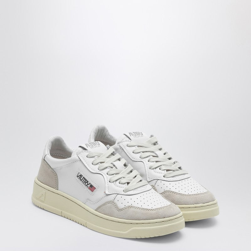 AUTRY White leather Medalist low-top sneakers AULWLS33P_AUTRY-LS33