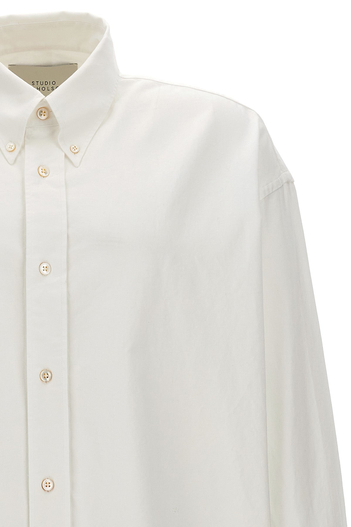 Studio Nicholson LOGO SHIRT RUSKINWHITE