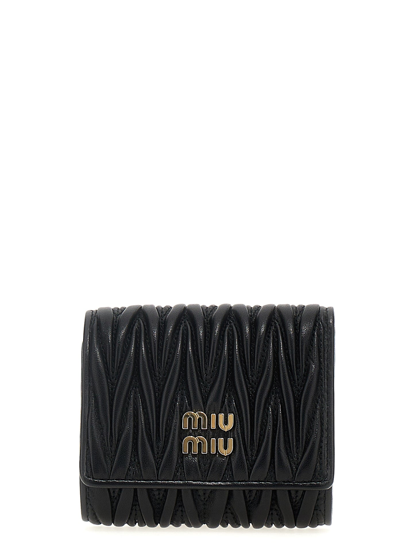 MIU MIU matelasse nappa leather wallet 5MH0332FPPF0002