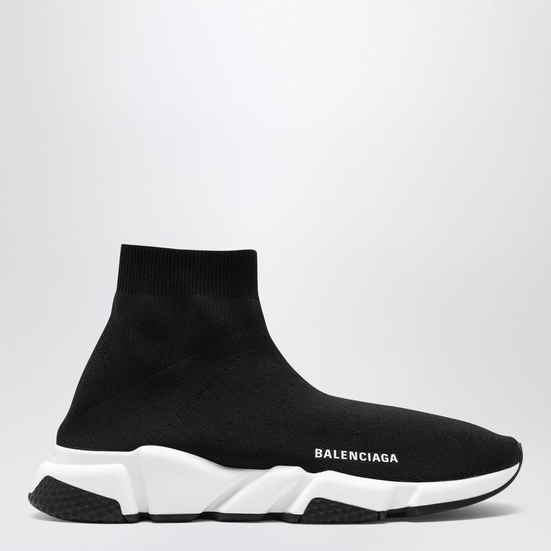 Balenciaga Black mesh and white Speed sneakers 645056W2DBQP_BALEN-1015