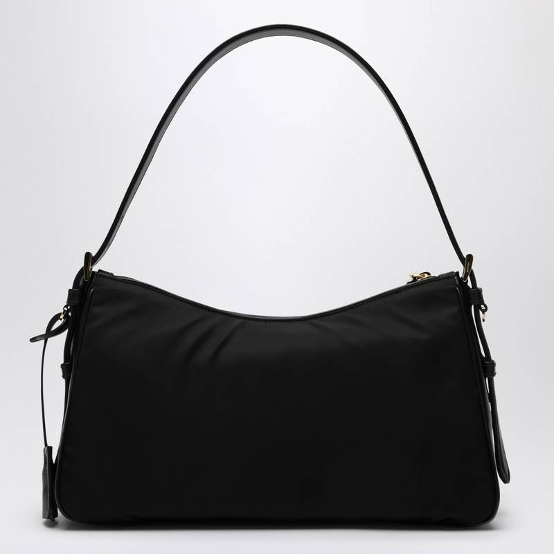 Prada Black Aimée large Re-Nylon and leather shoulder bag 1BC232ODO2C8QQ_PRADA-F0002