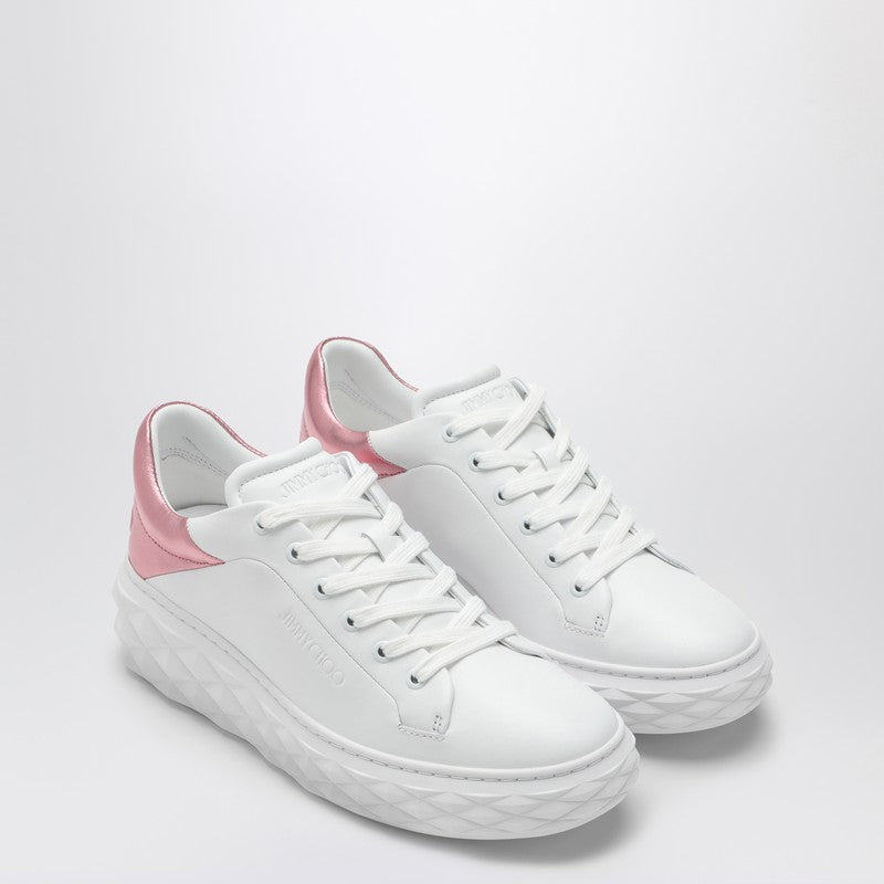 JIMMY CHOO Diamond Maxi white/pink metallic Sneaker DIAMONDMAXIFIIBFBP_JIMCH-WP