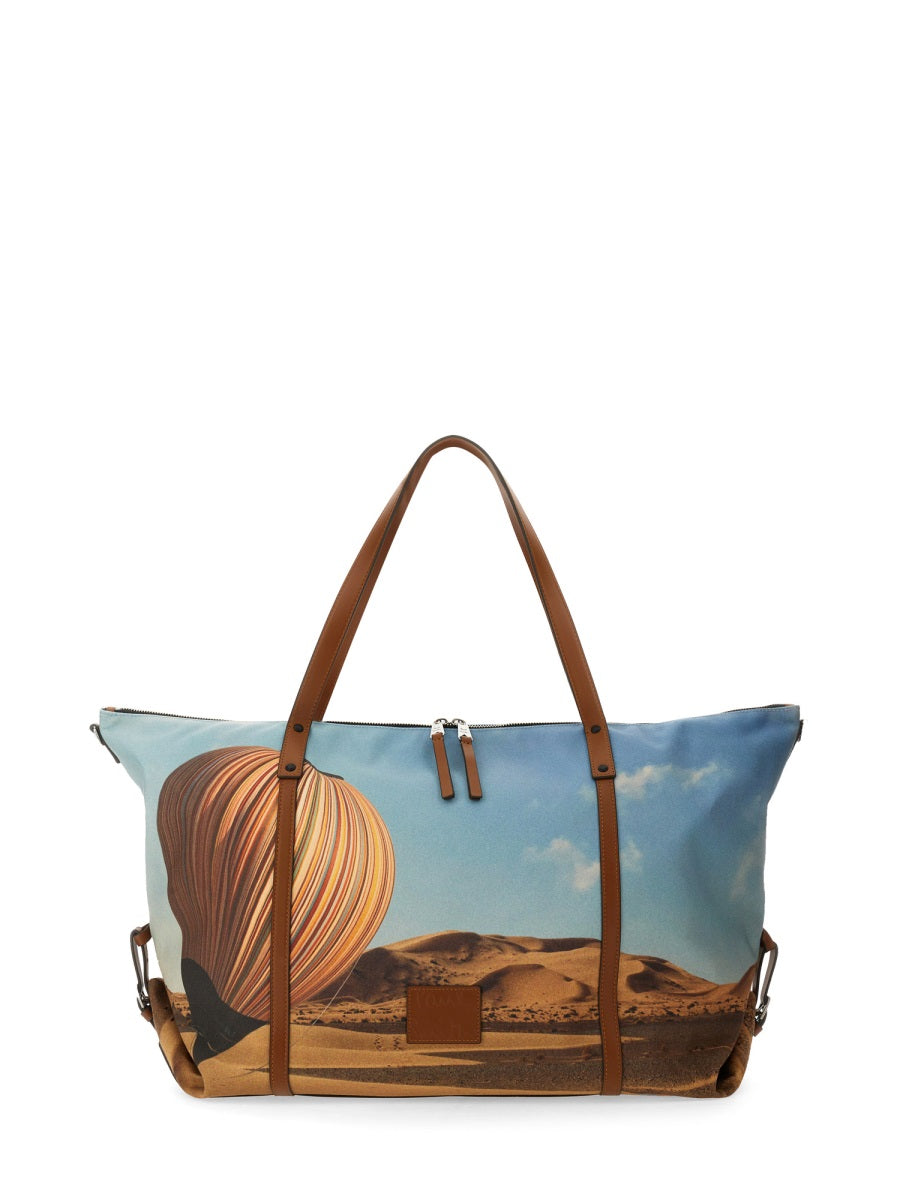 Paul Smith "SIGNATURE STRIPE BALLOON" PRINT BAG M1A-7785-MBALLOPR