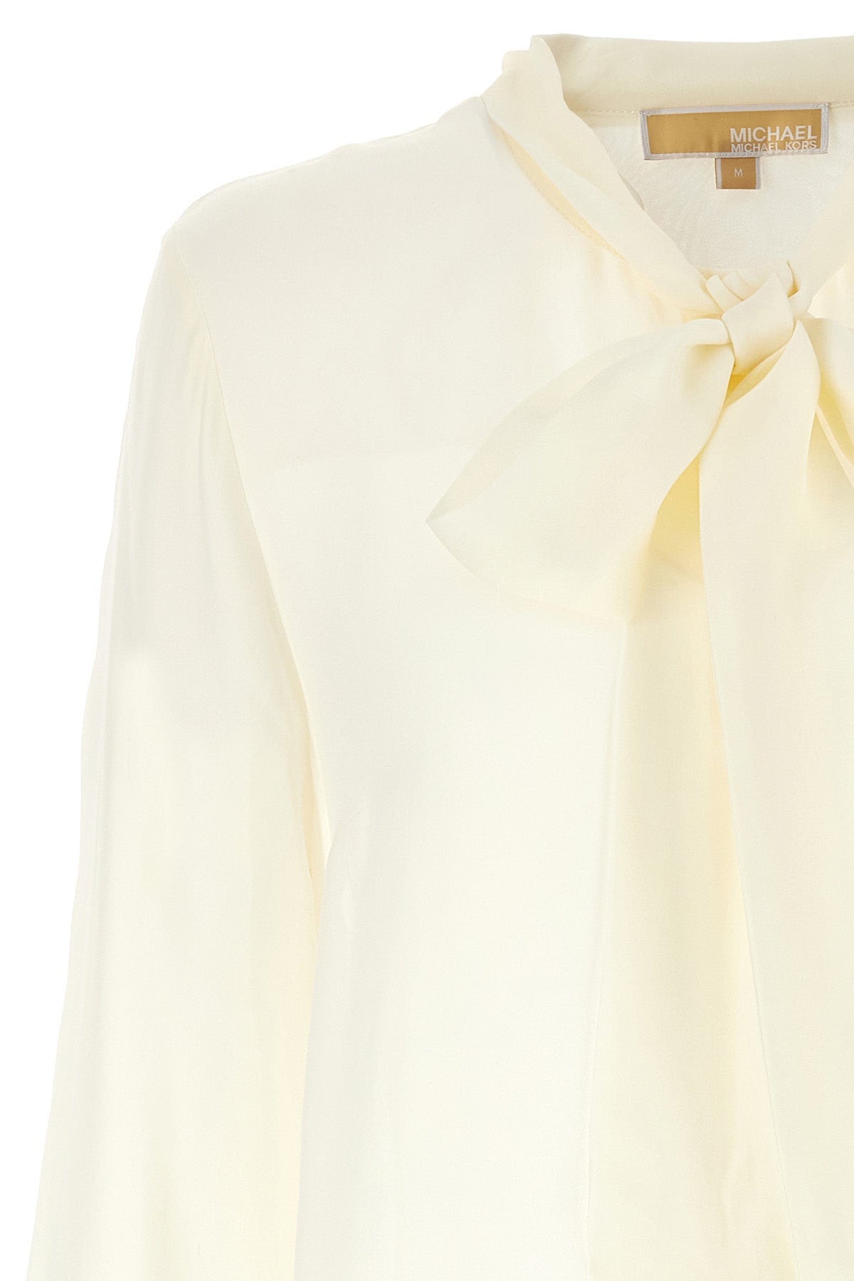 MICHAEL MICHAEL KORS PUSSY BOW BLOUSE MF340I8A7K110