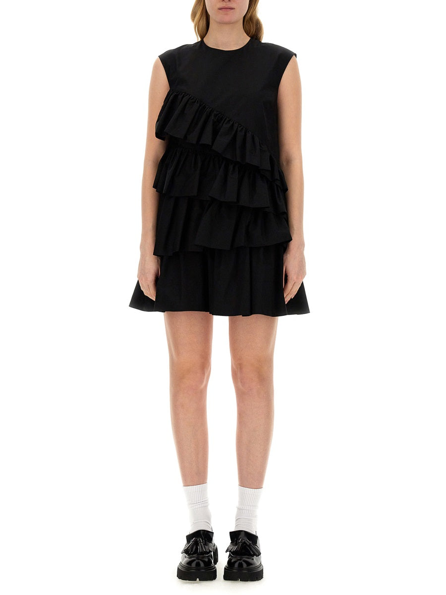 MSGM DRESS WITH RUFFLES 3641MDA4224710199