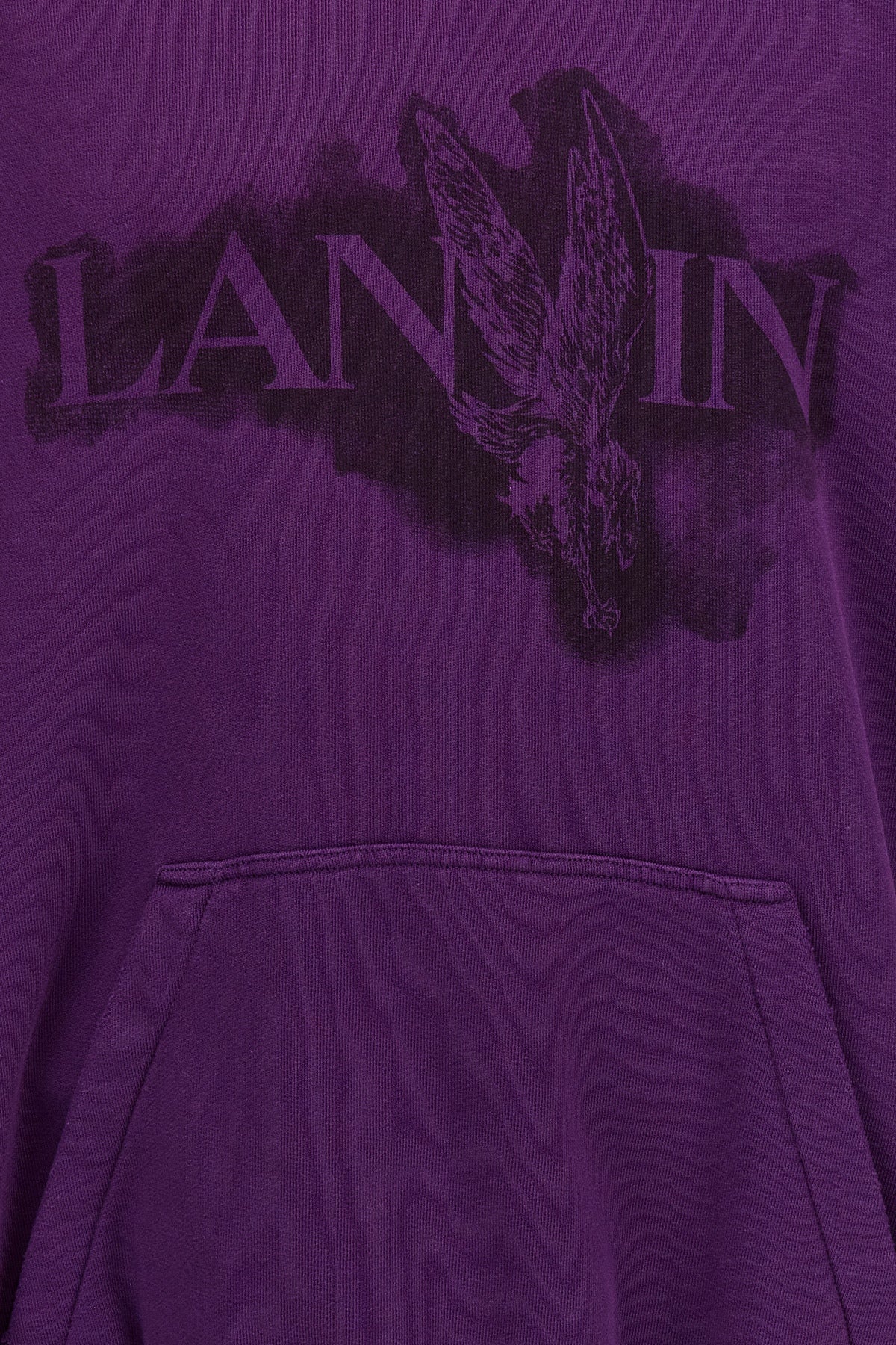 LANVIN LOGO PRINT HOODIE RUHO0005J124P24750