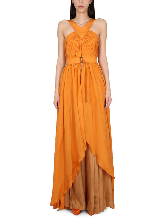 ALBERTA FERRETTI SILK DRESS 040201180073