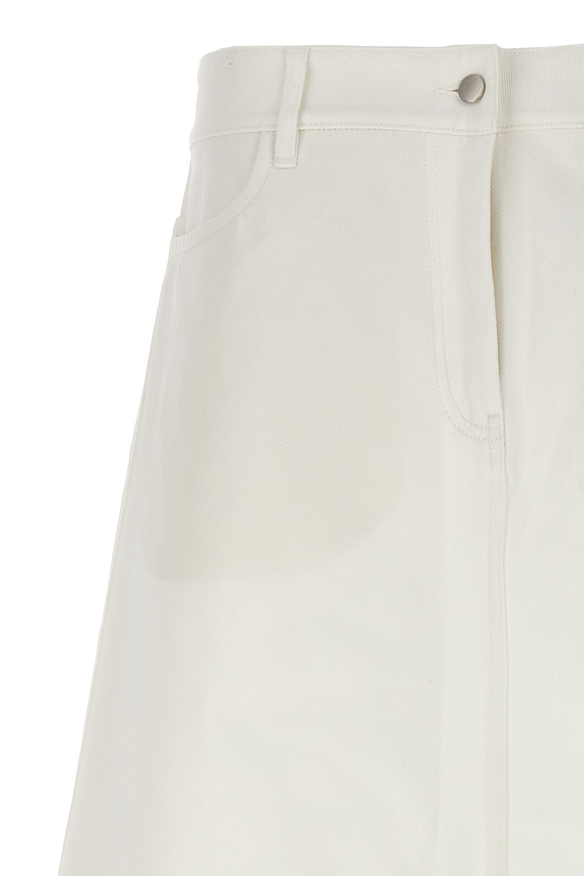 Studio Nicholson 'BARINGO' MIDI SKIRT BARINGOWHITE