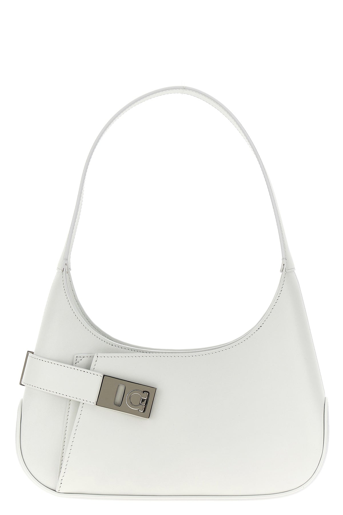 FERRAGAMO 'ARCHIVE' MEDIUM SHOULDER BAG 768596OPTICWHITE