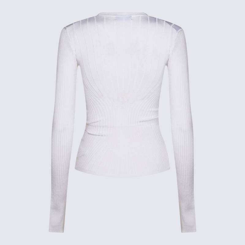 MUGLER Sweaters White 24F2TO071911161003