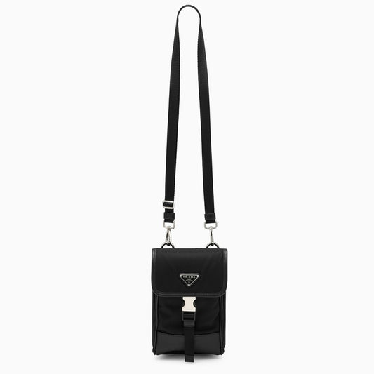 Prada Black Re-Nylon mobile phone holder 2ZH1092DMHO_PRADA-F0002