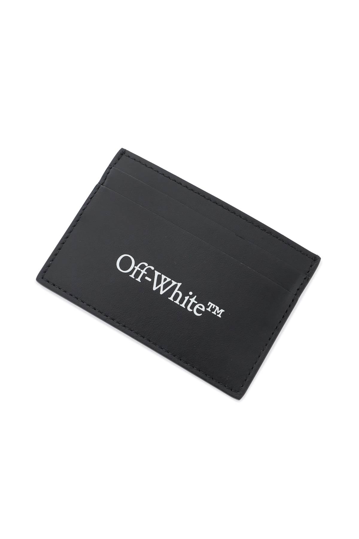 Off-White bookish logo card holder OMND089S24LEA0011001