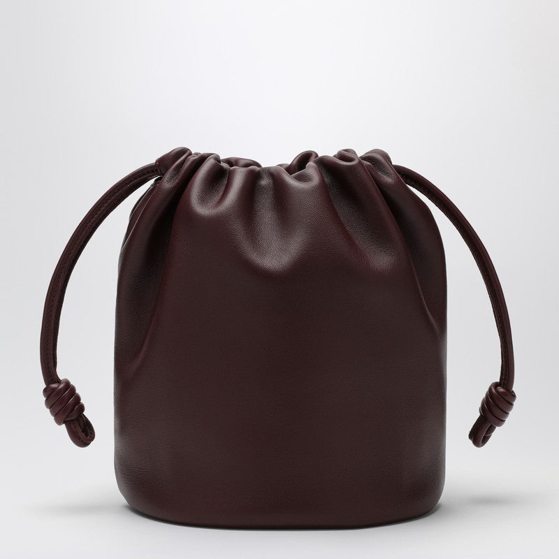 LOEWE Flamenco Purse Bucket Bag Dark Burgundy A411FPBX02LEP_LOEW-7240