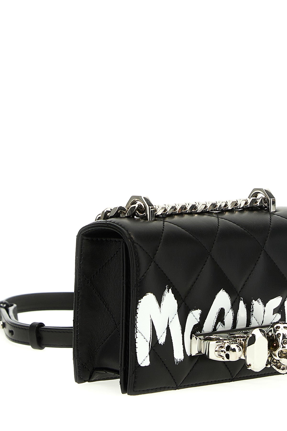 Alexander McQUEEN 'MINI JEWELLED SATCHEL' CROSSBODY BAG 653134DYT111080