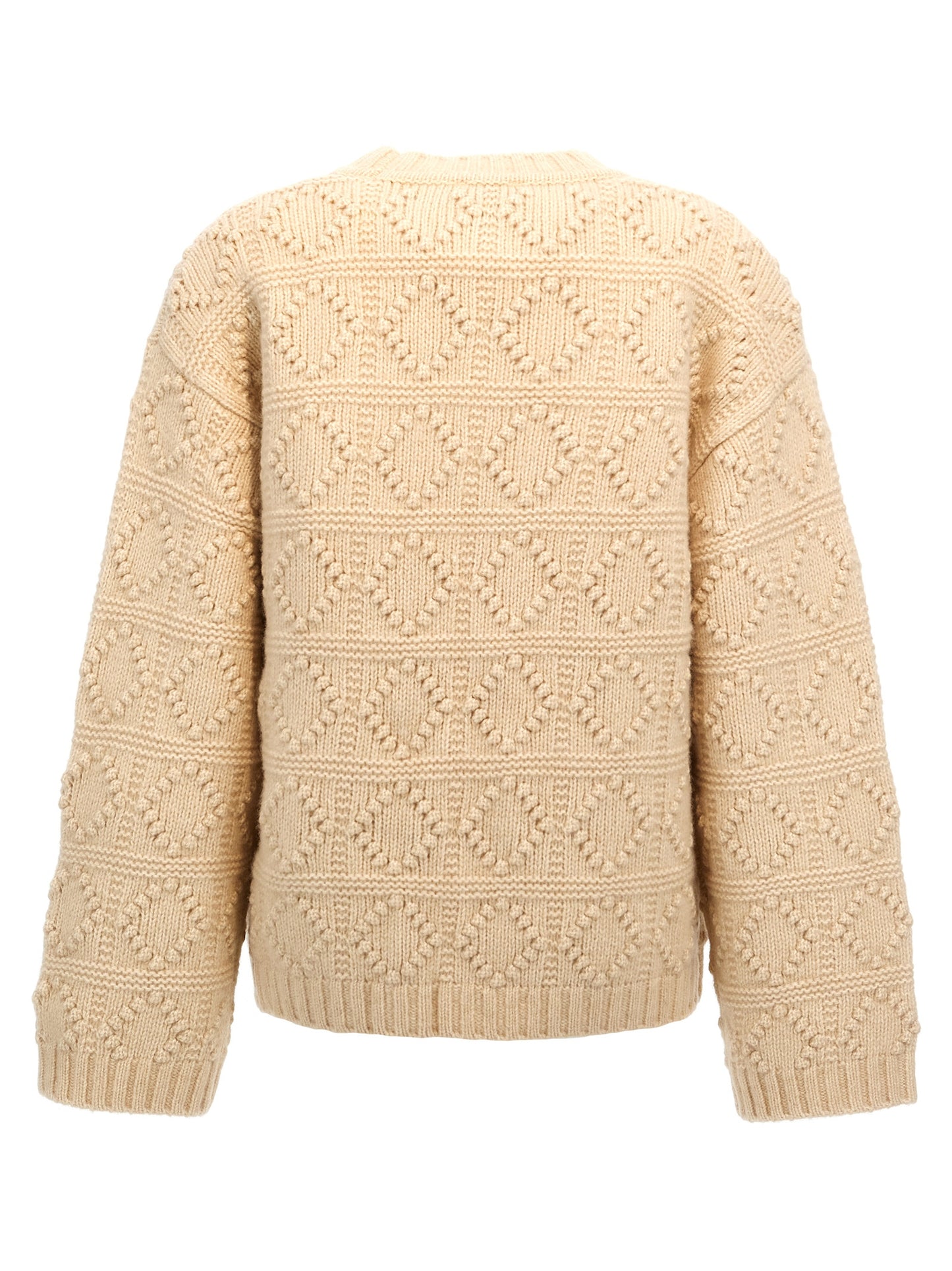 GANNI 'BUBBLE KNIT' WORKED SWEATER K2220135