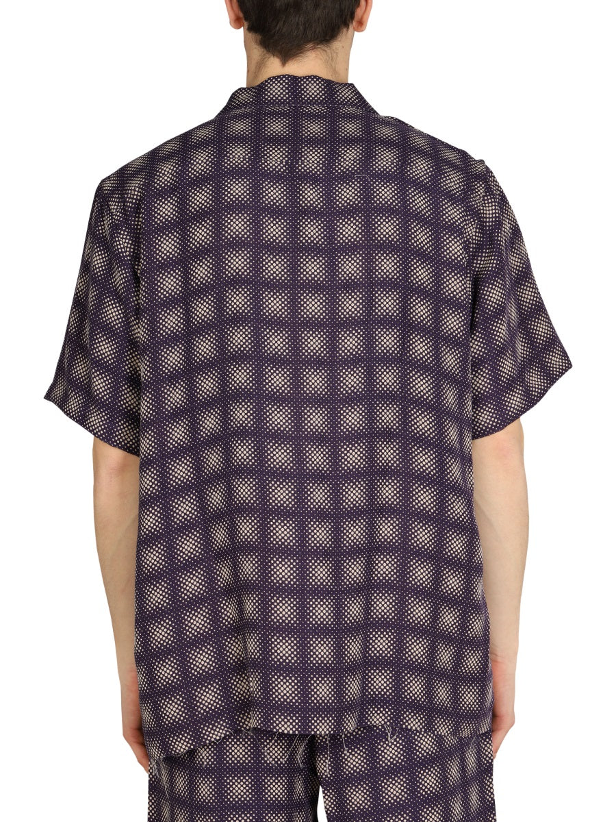 Needles CHECK PRINT SHIRT  KP087A-DOTOMBRE