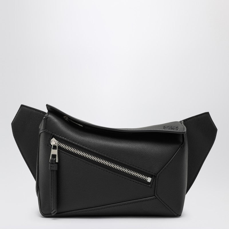 LOEWE Mini Puzzle bumbag in black leather B510EB1X03LEP_LOEW-1100