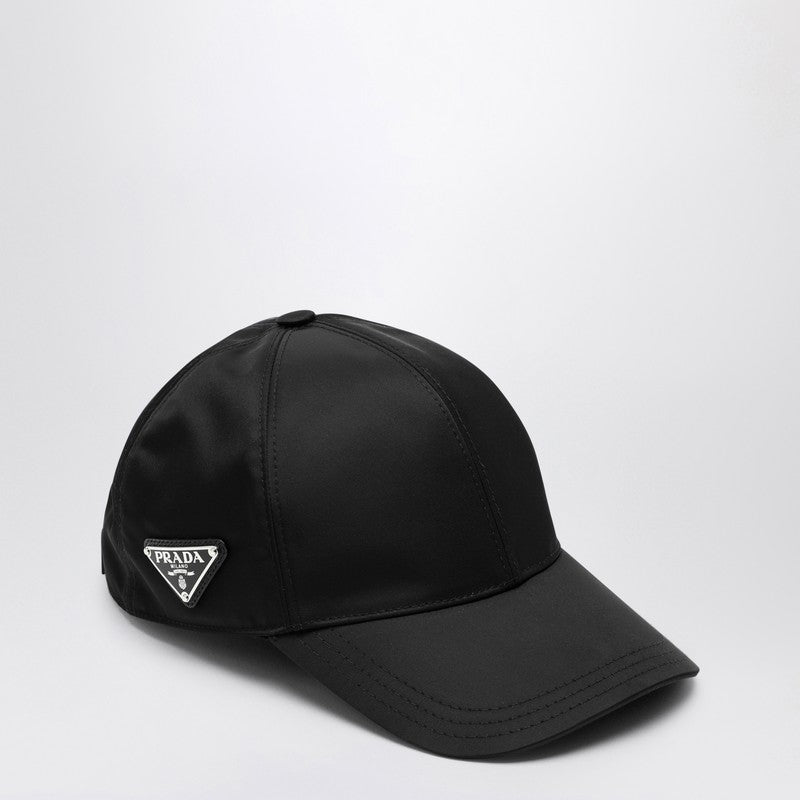 Prada Black cap with visor 1HC2742DMIP_PRADA-F0002