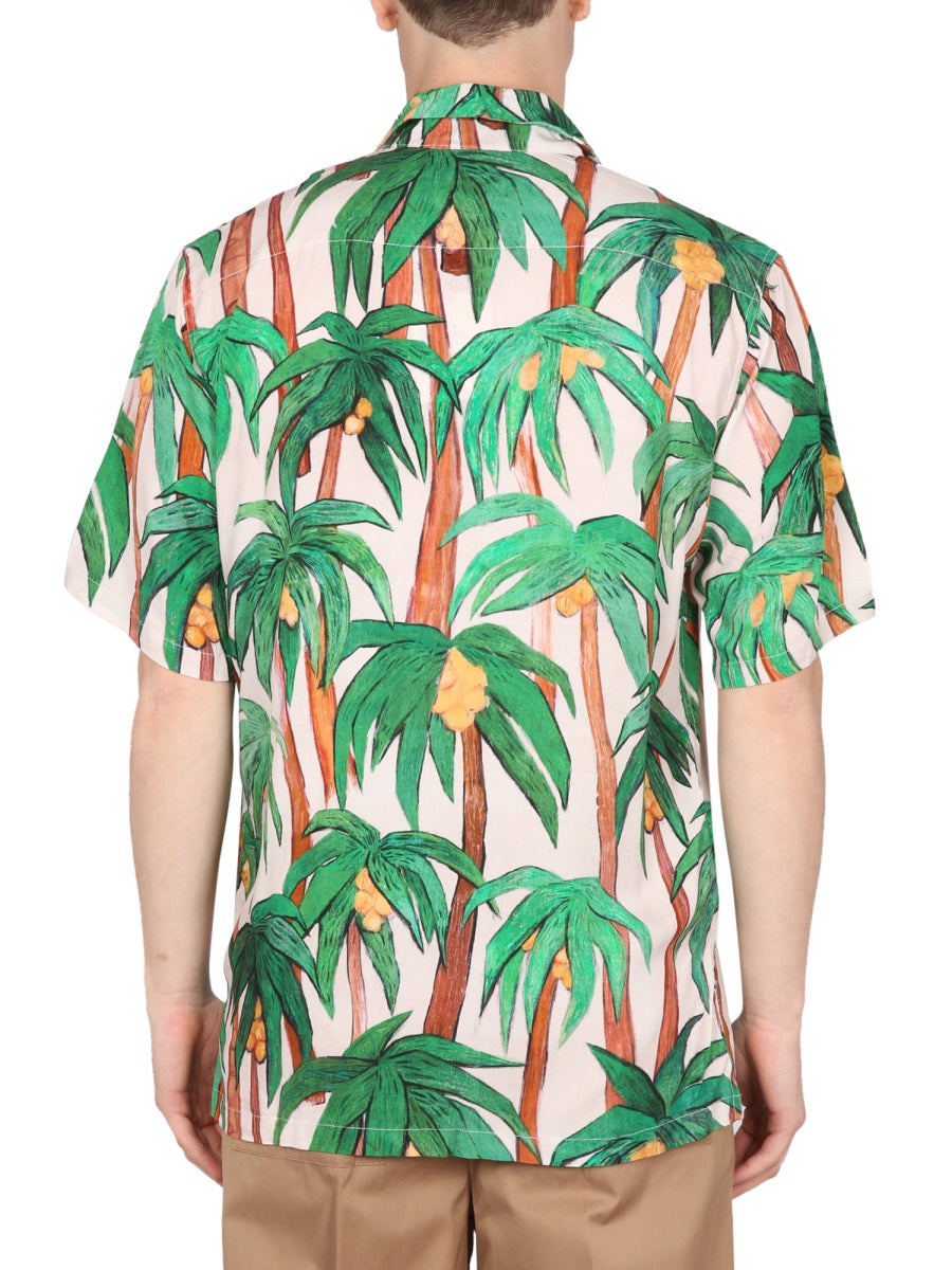 ENDLESS JOY PALM SHIRT PALMASHIRTECRU