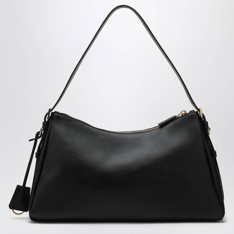 Prada Aimée large black leather bag 1BC228LVM2CYSQ_PRADA-F0002